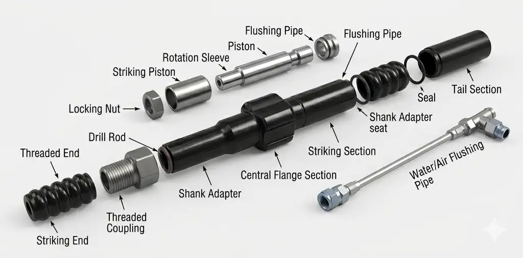Structure of YYG90 Shank Adapter