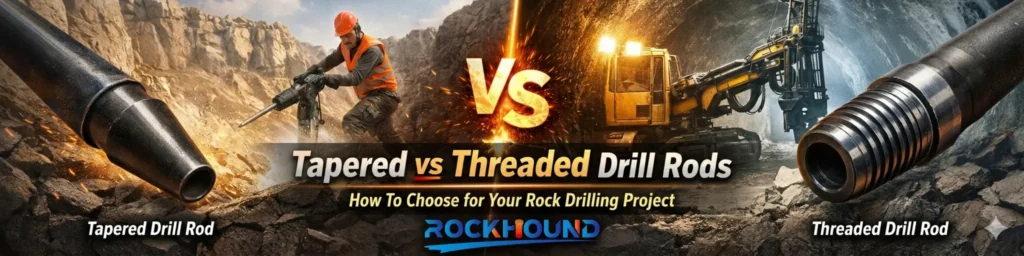 Varillas de Taladro Cónicas vs Roscadas Cómo Elegirlas